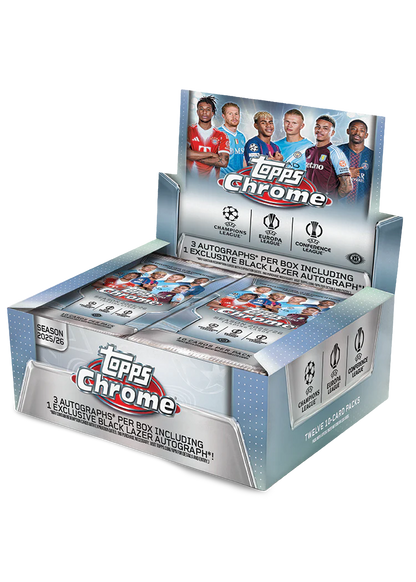 Topps Chrome UEFA Club Competitions 2025-26 - Jumbo Box