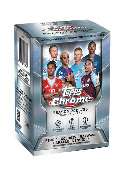 Topps Chrome UEFA Club Competitions 2025-26 - Value Box