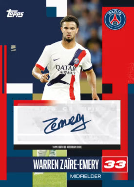 2024-25 TOPPS Paris Saint-Germain Official Team Set