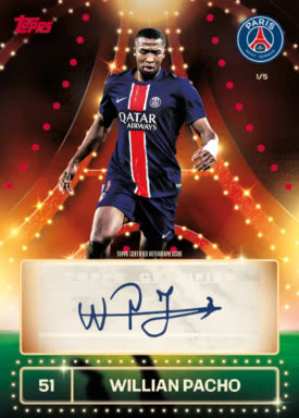 2024-25 TOPPS Paris Saint-Germain Official Team Set