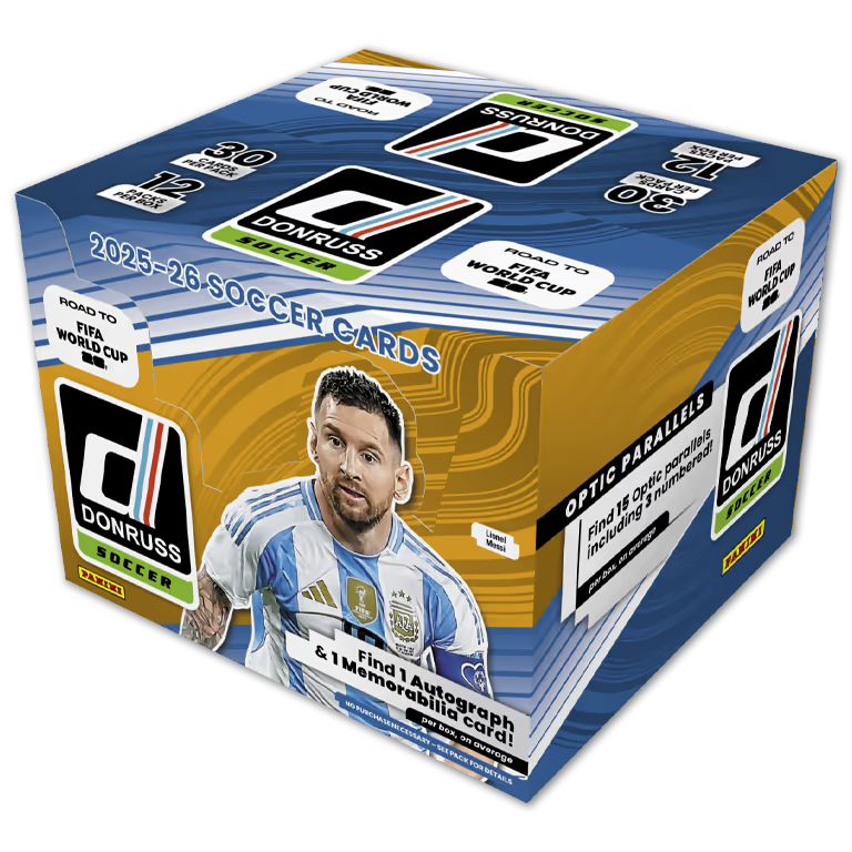 2025-26 Panini Donruss Road to FIFA World Cup Soccer Hobby Box