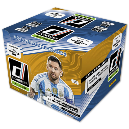 2025-26 Panini Donruss Road to FIFA World Cup Soccer Hobby Box