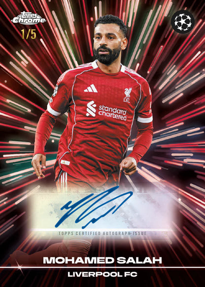 Topps Chrome UEFA Club Competitions 2025-26 - Jumbo Box