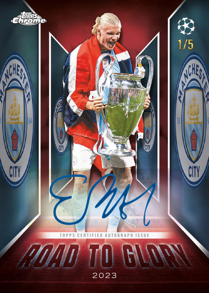 Topps Chrome UEFA Club Competitions 2025-26 - Hobby Box