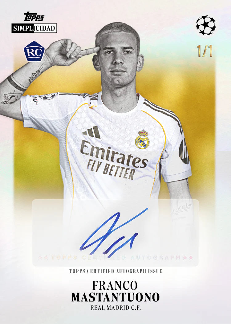 Topps® UEFA Club Competitions Simplicidad 2025-26