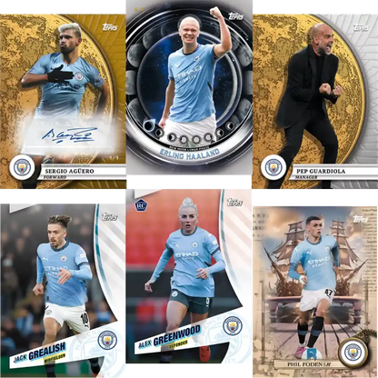 2024-25 Topps Manchester City Blue Moon Hobby Box